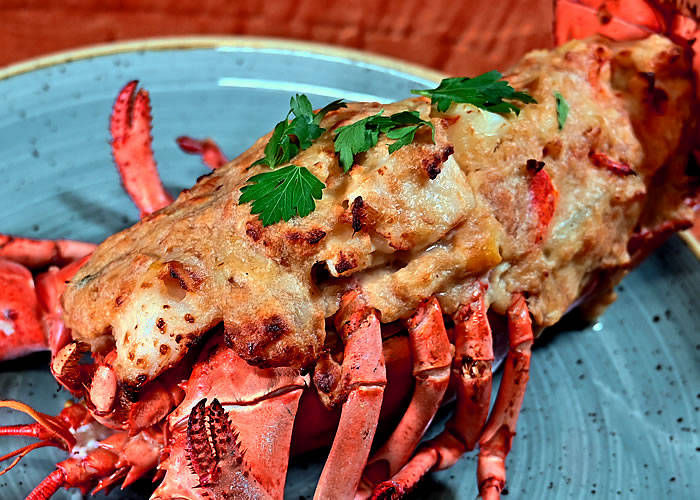 Zacharys Chophouse - Baked Stuffed Lobster
